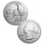 2014-P 5-Coin 5 oz Silver Burnished ATB Set (w/Box & COA)