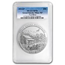 2014-P 5 oz Silver ATB Great Smoky Mountains SP-70 PCGS