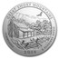 2014-P 5 oz Silver ATB Great Smoky Mountains (w/Box & COA)