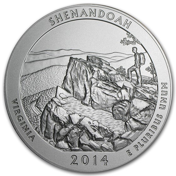 Buy 2014-P 5 oz Silver ATB Shenandoah (w/Box & COA) | APMEX