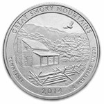 2014-P ATB Quarter Great Smoky Mountains National 40-Coin Roll BU