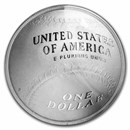 2014-P Baseball HOF $1 Silver Commem BU (Capsule Only)