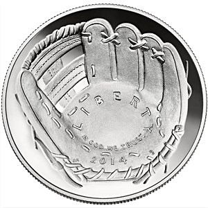 2014-P Baseball HOF $1 Silver Commem PR-69 PCGS (FS, FP) 2014-P Baseball HOF $1 Silver Commem PR-69 PCGS (FS, FP)