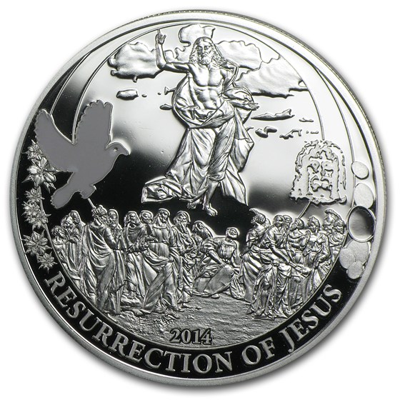 2014 Palau Proof Silver Biblical Stories Resurrection of Jesus 2014 Palau Proof Silver Biblical Stories Resurrection of Jesus