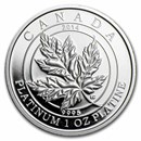 2014 RCM 1 oz Pf Platinum $300 Maple Leaf Forever (Damaged Box)