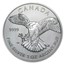 2014 RCM 1 oz Silver Birds of Prey Series Peregrine Falcon