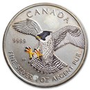 2014 RCM 1 oz Silver Peregrine Falcon Spotted (No Box/COA)
