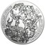 2014 Rwanda 1 oz Silver African Impala BU