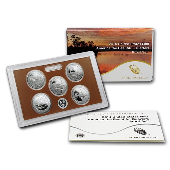 2014-S America the Beautiful Quarters Proof Set 2014-S America the Beautiful Quarters Proof Set