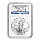 2014 (S) American Silver Eagle MS-69 NGC (Early Releases)