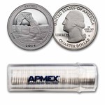 2014-S ATB Quarter Arches National Proof 40-Coin Roll (Silver)