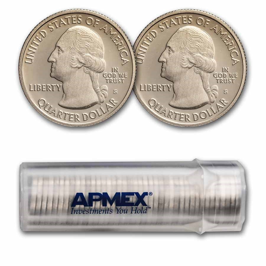 2014-S ATB Quarter Everglades National Gem Proof 40-Coin Roll