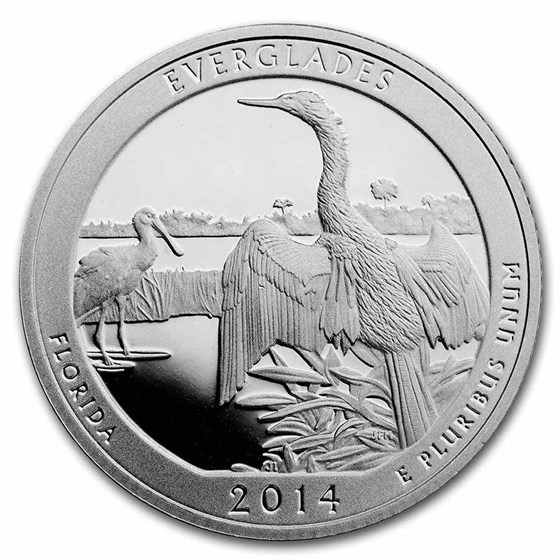2014-S ATB Quarter Everglades National Proof (Silver) 2014-S ATB Quarter Everglades National Proof (Silver)