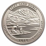 2014-S ATB Quarter Great Sand Dunes Gem Proof 40-Coin Roll