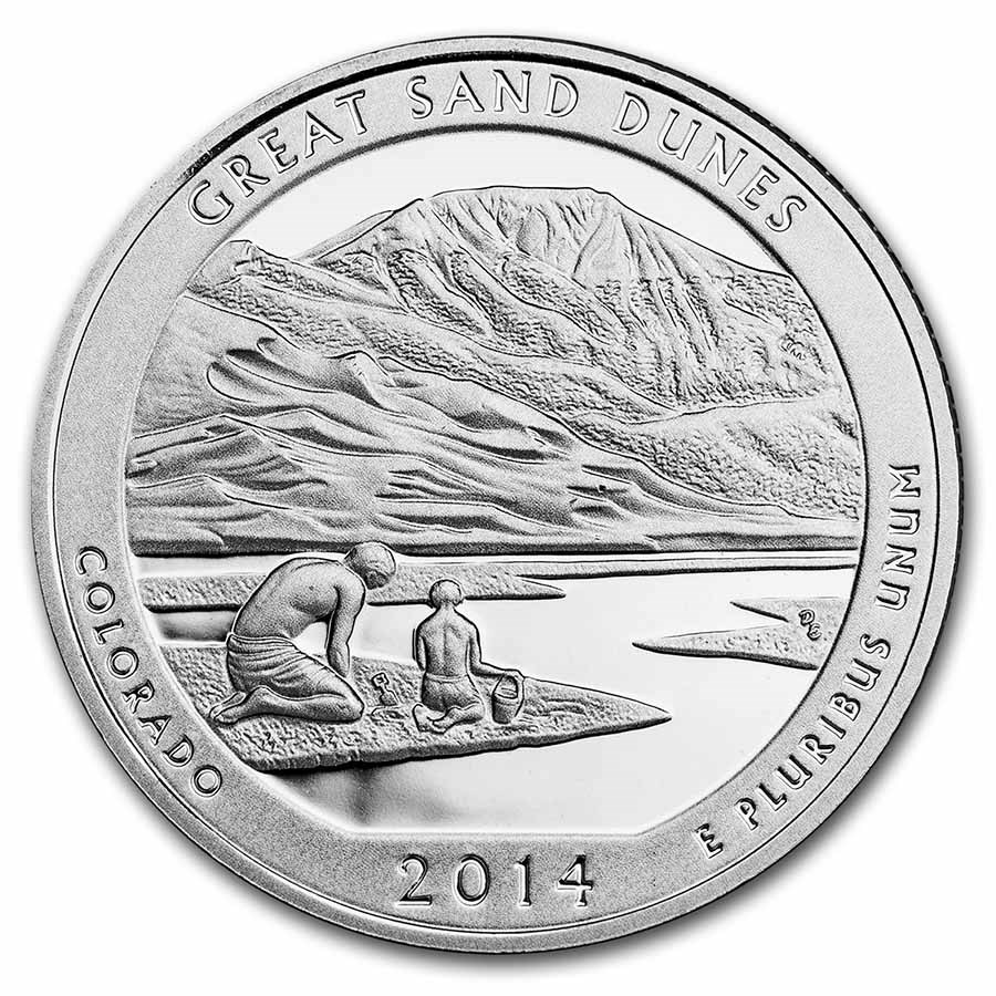 2014-S ATB Quarter Great Sand Dunes Proof (Silver)