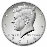 2014-S Kennedy Half Dollar 20-Coin Roll Proof