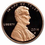 2014-S Lincoln Cent 50-Coin Roll Proof