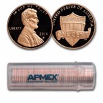 2014-S Lincoln Cent 50-Coin Roll Proof