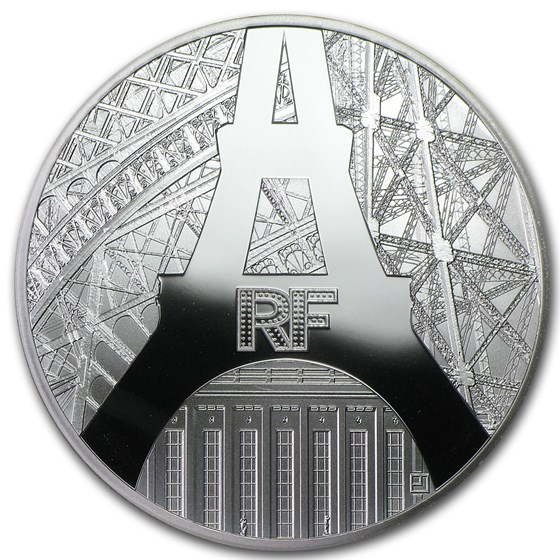 2014 Silver €10 Eiffel Tower & Palais de Chaillot Proof 2014 Silver €10 Eiffel Tower & Palais de Chaillot Proof