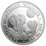 2014 Somalia 1 oz Silver African Elephant MS-69 NGC (ER)