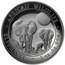 2014 Somalia 1 oz Silver Elephant PF-70 NGC (High Relief)