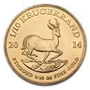 2014 South Africa 1/10 oz Gold Krugerrand