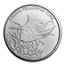 2014 Tokelau 1/2 oz Silver $2 Yellowfin Tuna