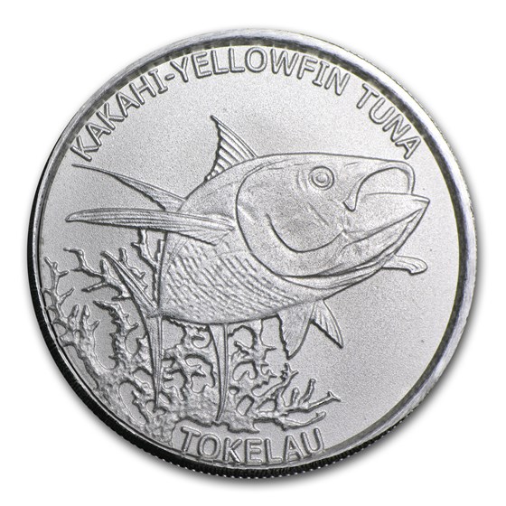 2014 Tokelau 1/2 oz Silver $2 Yellowfin Tuna 2014 Tokelau 1/2 oz Silver $2 Yellowfin Tuna
