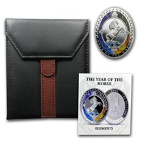 Buy 2014 Tokelau 1 oz Silver Year of the Horse Elements Prf (Oval 
