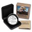 2014 Tuvalu 1 oz Silver Bald Eagle Proof (High Relief, Box & COA)
