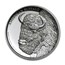 2014 Tuvalu 1 oz Silver Buffalo Proof (High Relief)