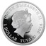 2014 Tuvalu 1 oz Silver Spider Hunting Scorpion Proof