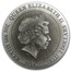 2014 Tuvalu 2 oz Ag Gods of Olympus Poseidon BU (HR, Antiqued)