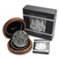 2014 Tuvalu 2 oz Ag Gods of Olympus Poseidon BU (HR, Antiqued)