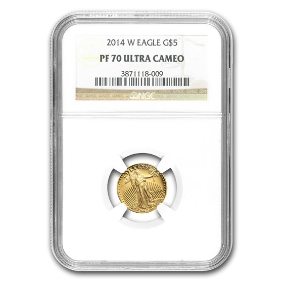2014-W 1/10 oz Proof American Gold Eagle PF-70 NGC 2014-W 1/10 oz Proof American Gold Eagle PF-70 NGC