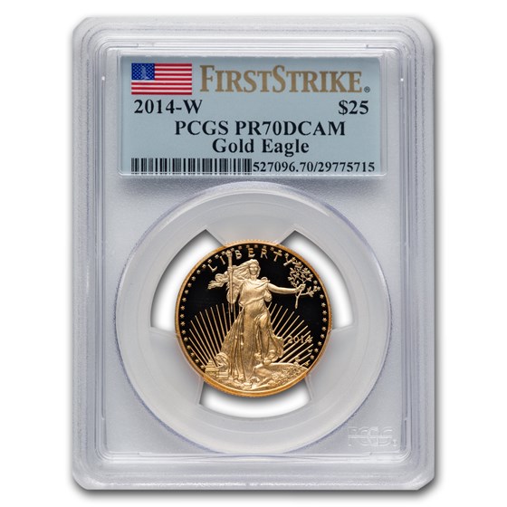 2014-W 1/2 oz Proof American Gold Eagle PR-70 PCGS (FirstStrike®) 2014-W 1/2 oz Proof American Gold Eagle PR-70 PCGS (FirstStrike®)