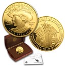 2014-W 1/2 oz Proof Gold Florence Harding (w/Box & COA)