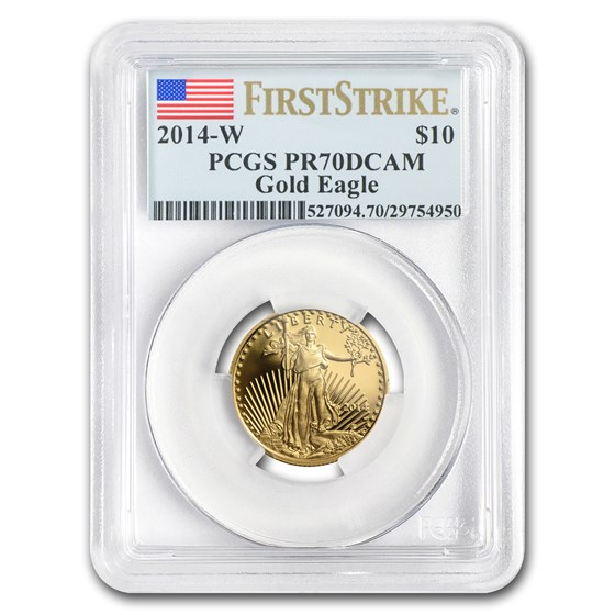 2014-W 1/4 oz Proof American Gold Eagle PR-70 PCGS (FirstStrike®) 2014-W 1/4 oz Proof American Gold Eagle PR-70 PCGS (FirstStrike®)