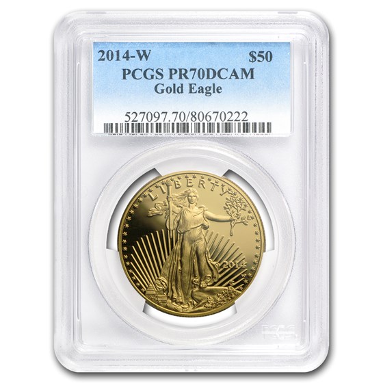 2014-W 1 oz Proof American Gold Eagle PR-70 PCGS 2014-W 1 oz Proof American Gold Eagle PR-70 PCGS
