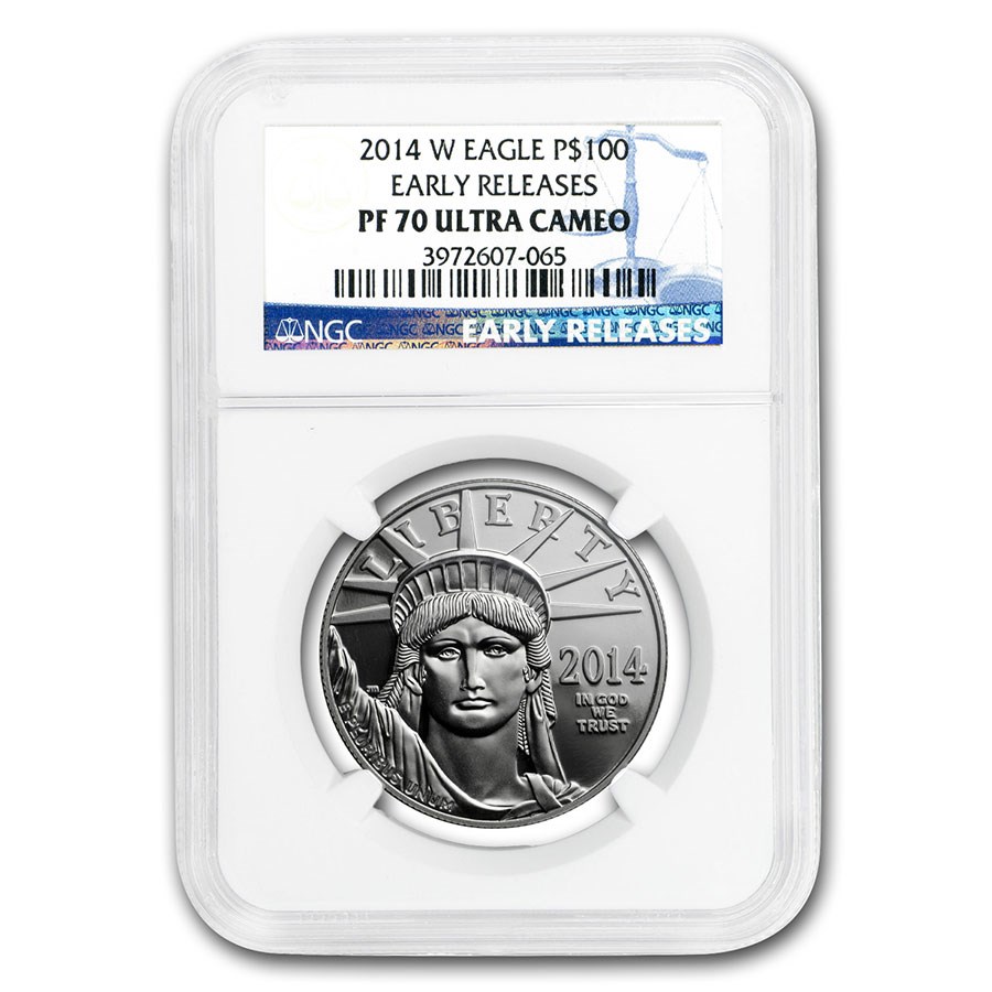 2014-W 1 oz Proof American Platinum Eagle PF-70 NGC (ER)