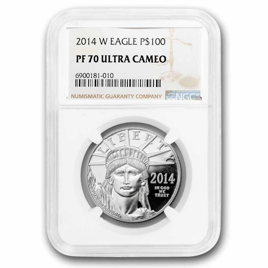 2014-W 1 oz Proof American Platinum Eagle PF-70 NGC
