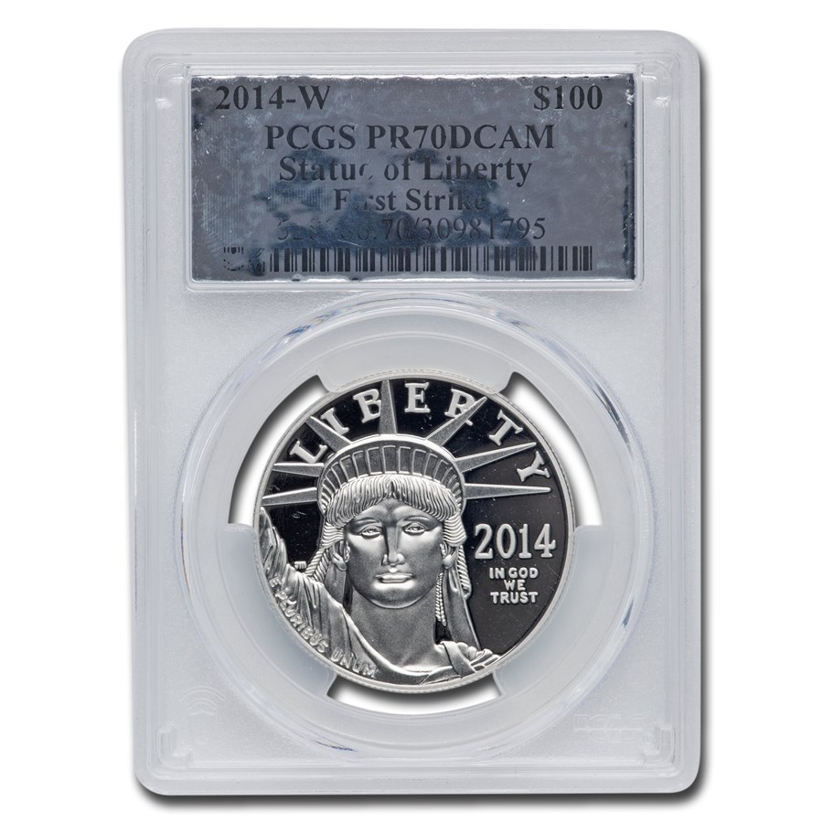 2014-W 1 oz Proof American Platinum Eagle PR-70 PCGS (FS, Foil)