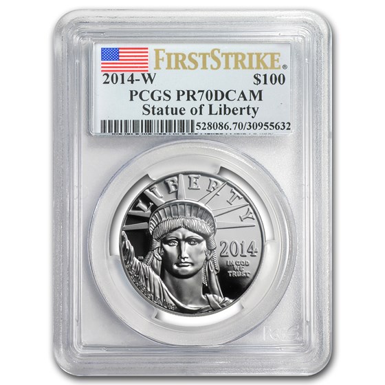 2014-W 1 oz Proof American Platinum Eagle PR-70 PCGS (FS) 2014-W 1 oz Proof American Platinum Eagle PR-70 PCGS (FS)