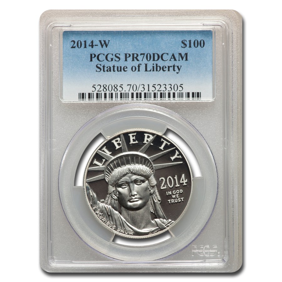 2014-W 1 oz Proof American Platinum Eagle PR-70 PCGS