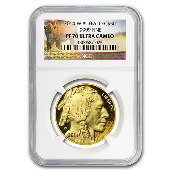 2014-W 1 oz Proof Gold Buffalo PF-70 NGC (Buffalo Label) 2014-W 1 oz Proof Gold Buffalo PF-70 NGC (Buffalo Label)