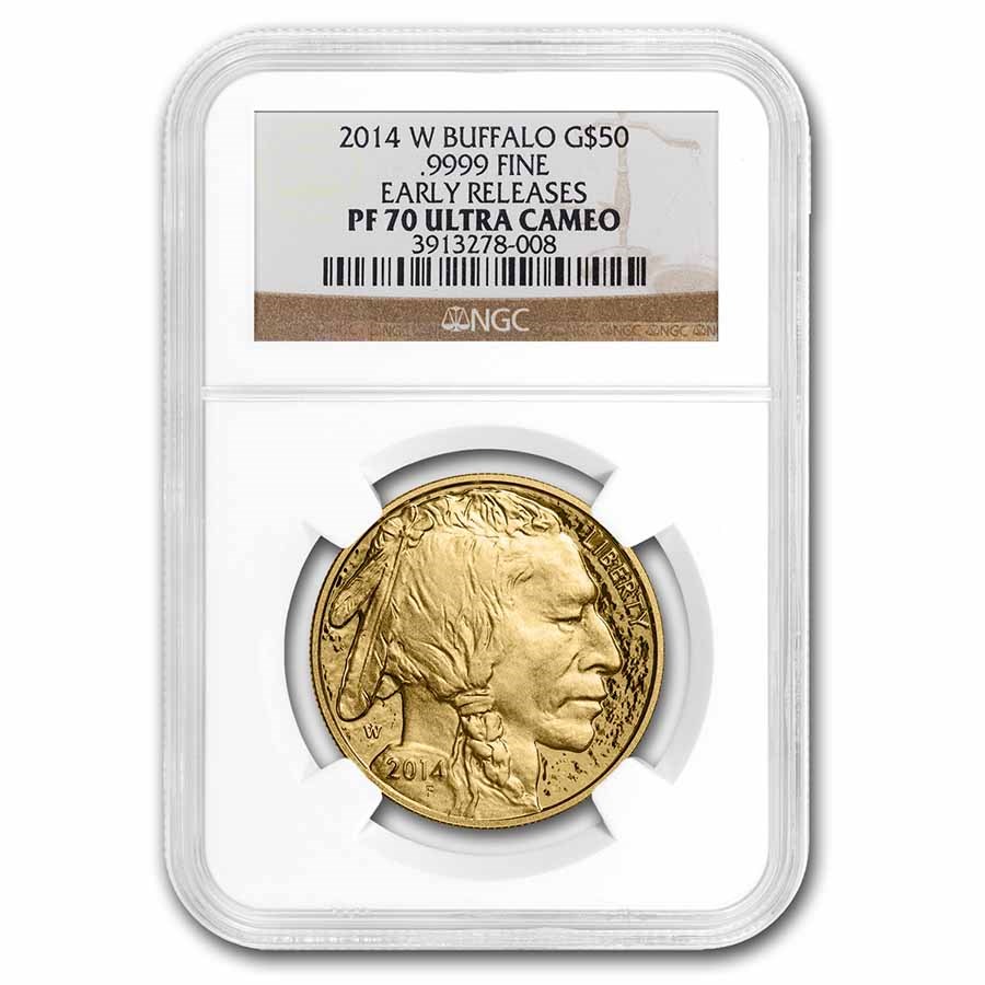 2014-W 1 oz Proof Gold Buffalo PF-70 NGC (ER)