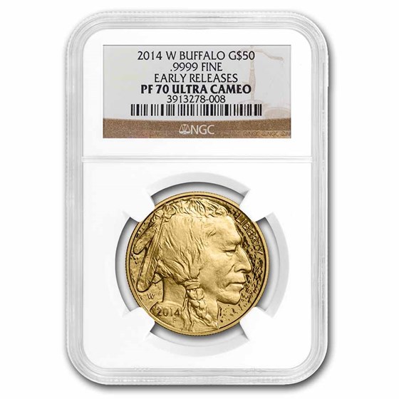 2014-W 1 oz Proof Gold Buffalo PF-70 NGC (ER) 2014-W 1 oz Proof Gold Buffalo PF-70 NGC (ER)