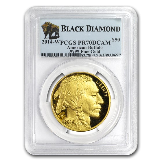2014-W 1 oz Proof Gold Buffalo PR-70 PCGS (Black Diamond) 2014-W 1 oz Proof Gold Buffalo PR-70 PCGS (Black Diamond)