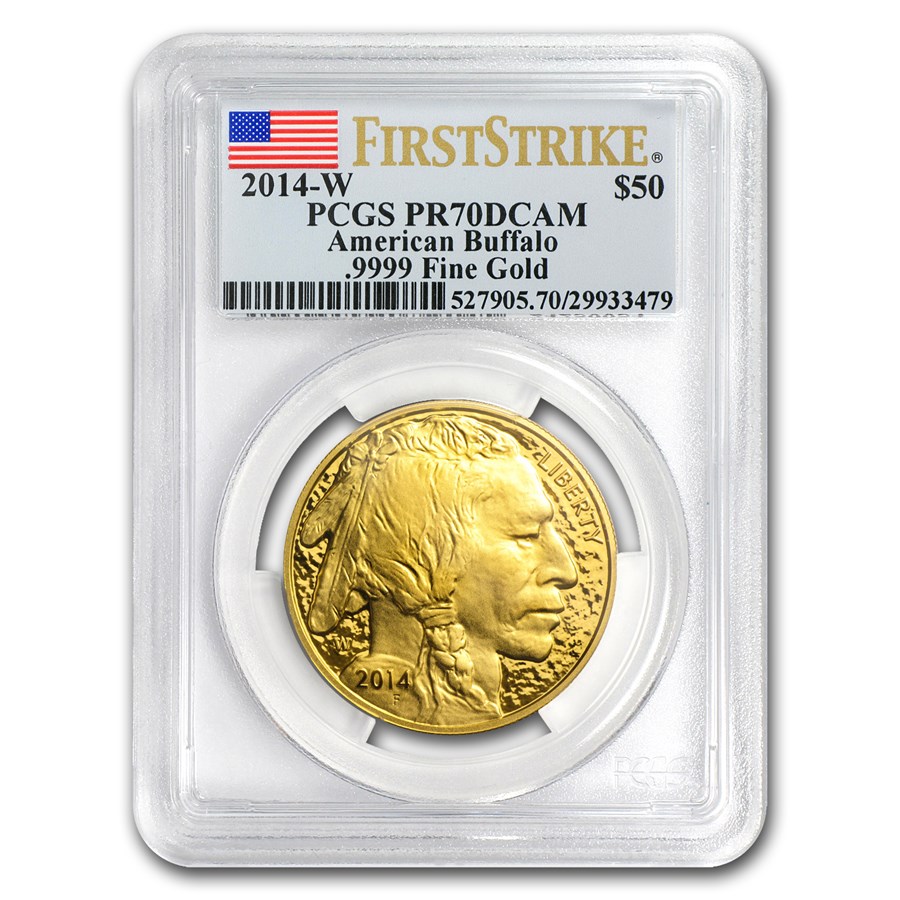 2014-W 1 oz Proof Gold Buffalo PR-70 PCGS (FirstStrike®)