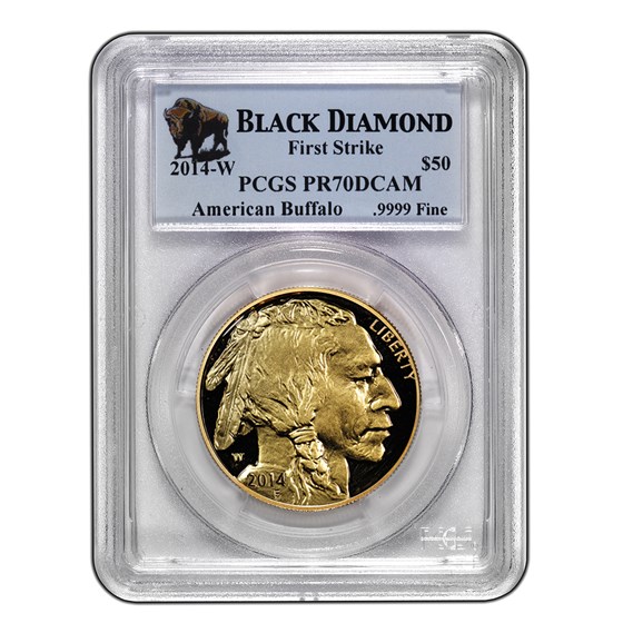 2014-W 1 oz Proof Gold Buffalo PR-70 PCGS (FS, Black Diamond) 2014-W 1 oz Proof Gold Buffalo PR-70 PCGS (FS, Black Diamond)